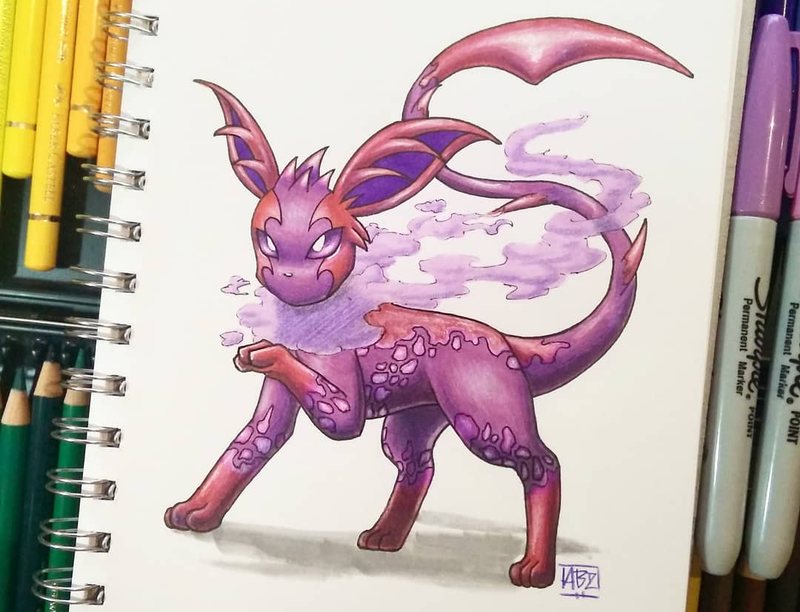 Illustration for article titled Artist Reimagines Pokémon Starters As Different Pokémon Types